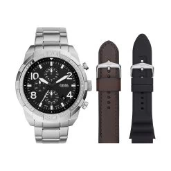 Fossil Uhren-Set Inkl. Wechselarmband Bronson